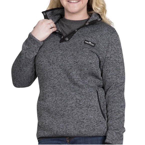 Simply Southern Pullover gray sweatshirt - Picture 1 of 5